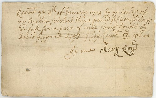 1704 pair mill stones - pair, of