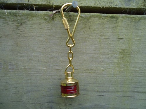 Port side lamp - port, brass