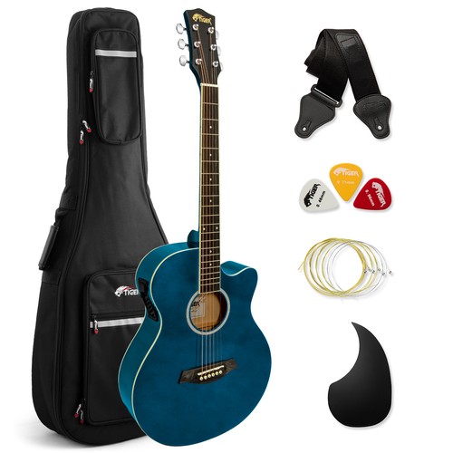 Tiger blue electro acoustic - blue,