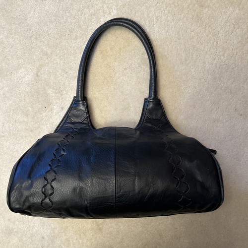 Black genuine leather - m&s,