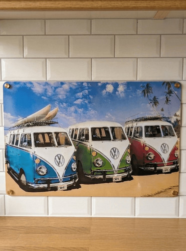 Campervan metal sign - sign, –