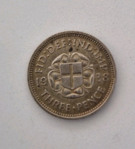 Silver threepenny piece - , 1938