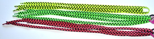 Flat coloured neon skate boot - flat,