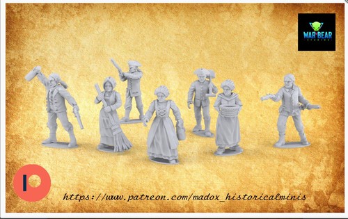 54mm fiw awi civilian figures - 54mm,
