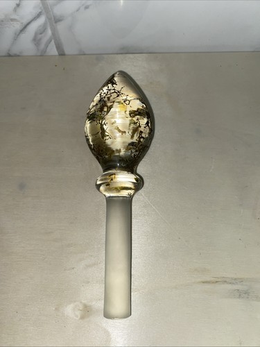 Hand blown glass bottle - hand,