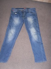 Lee Cooper Denim Jeans Workwear Stretch Straight Leg Work Jean Trouser W36 L32