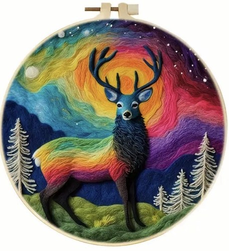 Needle felted picture - needle, kit