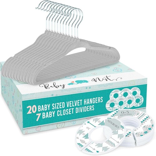 Unisex baby hangers and - hangers, teal