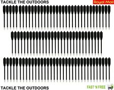 Pistol Crossbow Bolts Set Of 100 Steel Tipped Black Nylon Shafts Free UK Postage