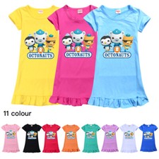 Kids Girls Summer The Octonauts Dress Sleepwear Pyjamas YouTube Home Nightdress
