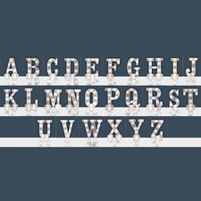 3D LED Letter Light Battery