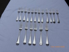 18 SILVER PLATE MAPPIN & WEBB OLD ENGLISH DINNER FORKS