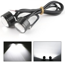 2x Motorcycle Light Waterproof White LED Head Light Fog Driving Lamp Accessories