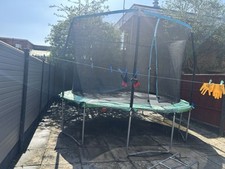 12ft Trampoline/Safety Net Enclosure, Sturdy , Strong. Must Be Able To Dismantle