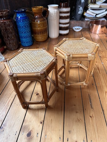 Vintage pair bamboo - pair, of