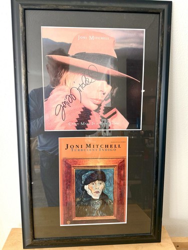 Joni mitchell signed album - signed,