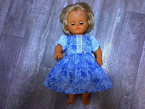 Hand made dolls dress - , fits