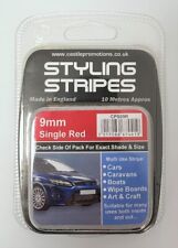 Red 9mm x 10mtr Self Adhesive