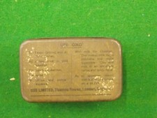 Vintage OXO Cubes Empty Tin