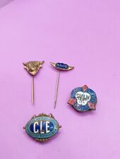  vintage X4  enamel badges ,pin  RAOB, 