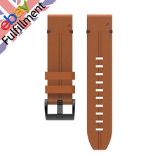 Quick Genuine Leather Band Strap For Garmin Fenix 7 7X 6 6X 7S 6S Pro 5 5X Plus