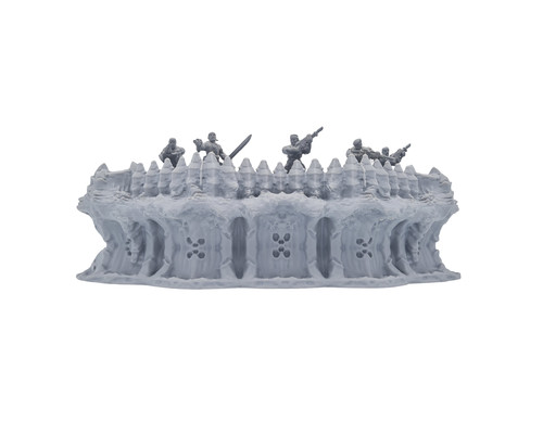 Hive parapet wall 3d printed - hive,
