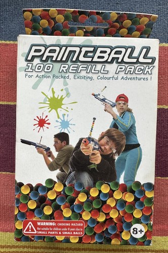 100 mini paintball - x, refills