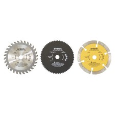 3 Pce 85mm mini plunge saw