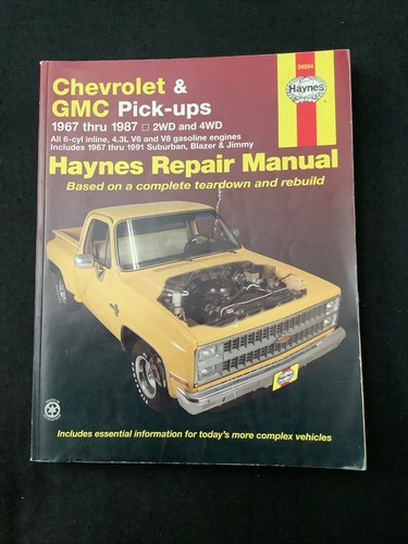 Haynes repair manual - repair,