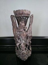 Large Balinese Carved Hardwood Garuda Figure – 18" Tall, Heavy