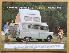 BEDFORD DORMOBILE ROMANY CARAVANS Sales Brochure For 1962 #B897/10/61