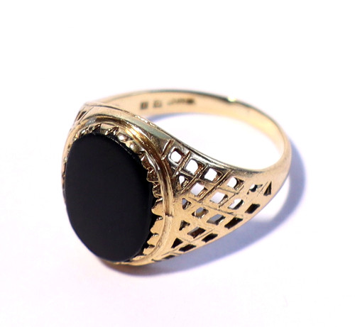 Vintage 9ct yellow - yellow, gold