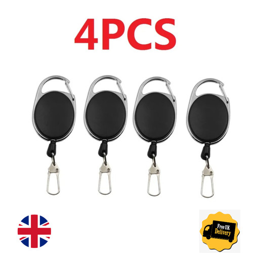 Retractable key chain card - key, id