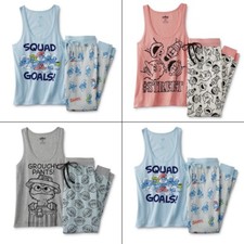 Womens Pajamas Smurfs Sesame