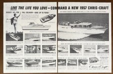 1956 PRINT AD for 1957 Chris