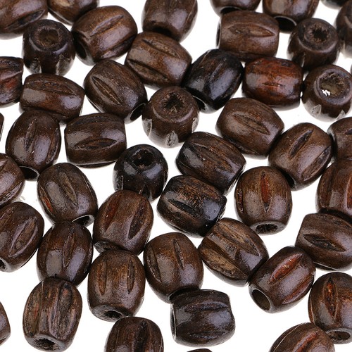 100pcs wooden beads 10x8mm - 100pcs,