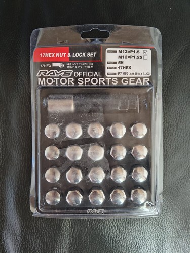 Rays steel wheel nuts lug - rays,