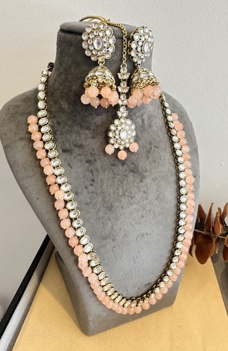 Imitation peach beads - imitation,