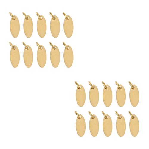 Set oval blank pendants - blank,