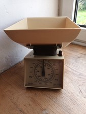 Vintage EKS Brown Kitchen Scales made in Sweden Retro, 3kg x 50g - S8