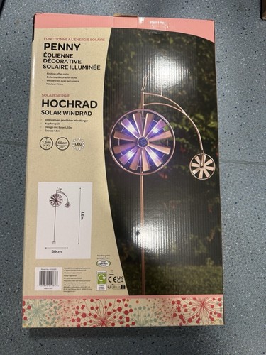 Penny farthing illuminated - penny,