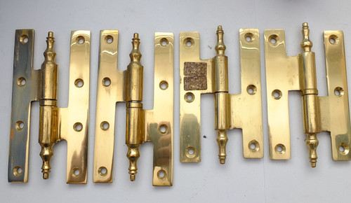 Vintage solid brass lift - brass,