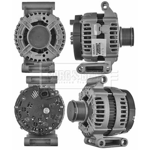 Borg beck car alternator 12v - borg, &