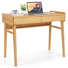 39.5" Bamboo Computer Desk