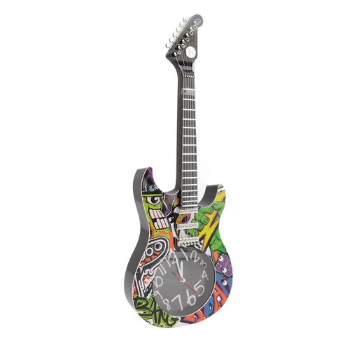 Guitar wall clock - ﹢guitar,