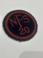 WW2 NFS Cloth Badge No 20 Rare