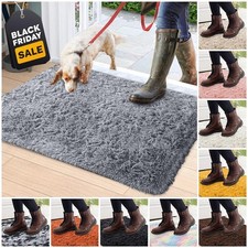 Non Slip Large Indoor Door Mat Entrance Rug Dirt Trapper Washable Barrier Mats