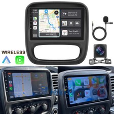 9" Android 15 For Renault Trafic III GPS Sat Nav Car Stereo Radio DAB CarPlay BT
