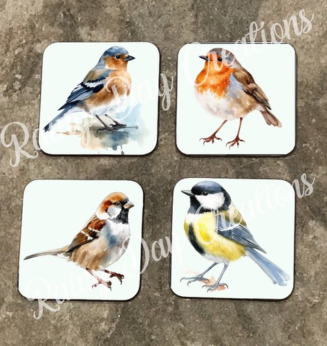 British birds design wooden - british,