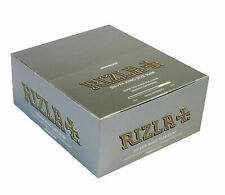 RIZLA SILVER KING SIZE SLIM ULTRA THIN CIGARETTE SMOKING ROLLING PAPERS ORIGINAL